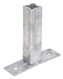 Alberts® Handlaufstütze für Universalpfosten feuerverzinkt Breite 104 mm Tiefe 30 mm Alberts® Handlaufstütze für Universalpfosten feuerverzinkt Breite 104 mm Tiefe 30 mm Zubehörbild