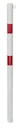 Vorschaubild Alberts® Absperrpf. Standard SK fvz.,weiß,2 rote Ringe,1 Öse, z.Einb., Pf.⌀76 mm 782771