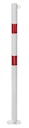Vorschaubild Alberts® Absperrpf. Standard SK fvz.,weiß,2 rote Ringe, Aufschr.,Pf ⌀76 mm 782924