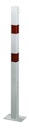 Alberts® Absperrpf. Standard SK fvz.,weiß,2 rote Ringe,1 Öse, Aufschr.,Pf. 70x70 mm 783228