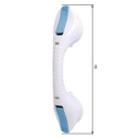 Vorschaubild Alberts® Haltegriff, mobil, Kunststoff, weiß, Länge: 420 mm, verpackt à 1St 140786