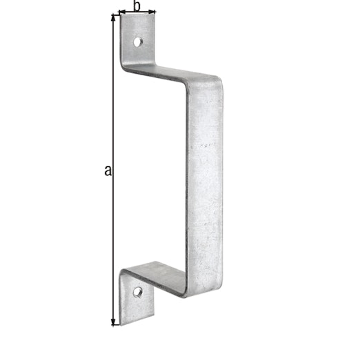 Alberts® Zaun-Bügelbeschlag feuerverzinkt Breite 40 mm Höhe 320 mm 