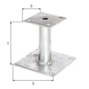 Vorschaubild Alberts® Pfostenträger zum Aufschrauben Ø42/150x150