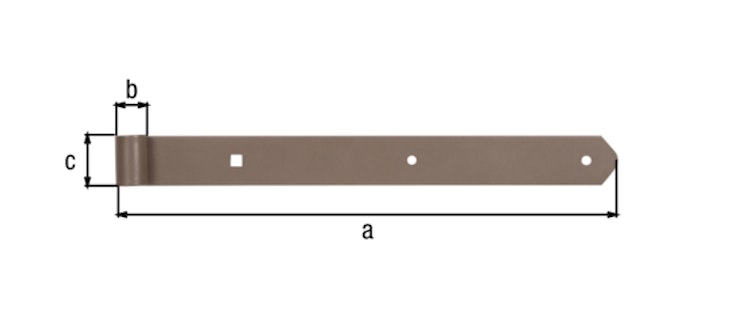 Alberts® DURAVIS® Ladenband gerade 400mm