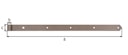 Vorschaubild Alberts® DURAVIS® Ladenband gerade 800mm