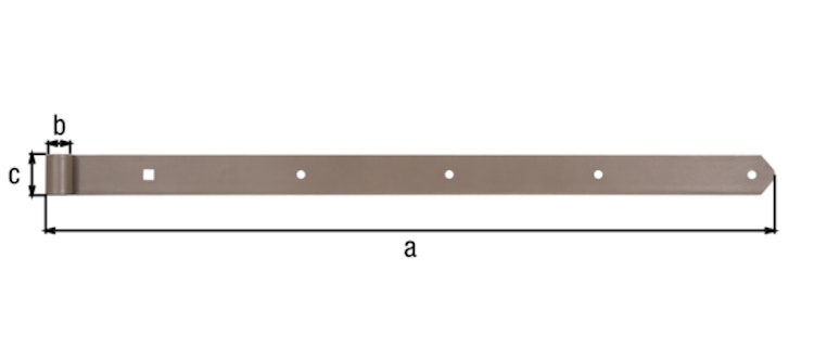 Alberts® DURAVIS® Ladenband gerade 800mm