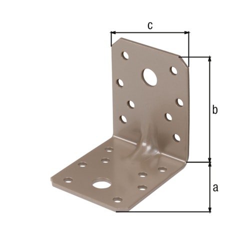 Alberts DURAVIS® Schwerlast-Winkelverbinder mit Sicke 70x70x55mm