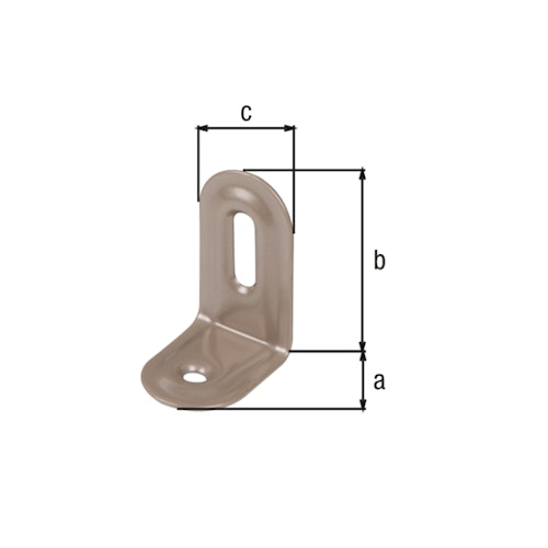Alberts DURAVIS® Verstellwinkel Langloch 40x28x22mm