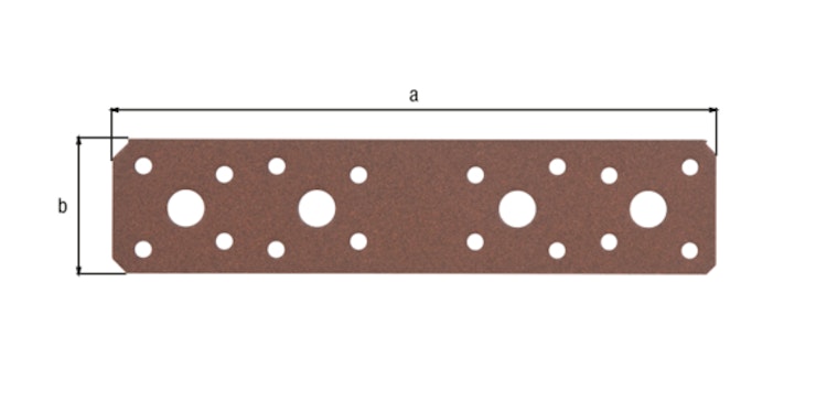 Alberts® DURAVIS® Flachverbinder 180x40x3mm
