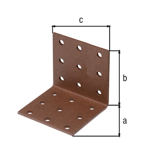 Alberts DURAVIS® Lochplattenwinkel 60x60x60mm