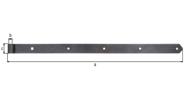 Alberts® DURAVIS® Ladenband gerade 800mm