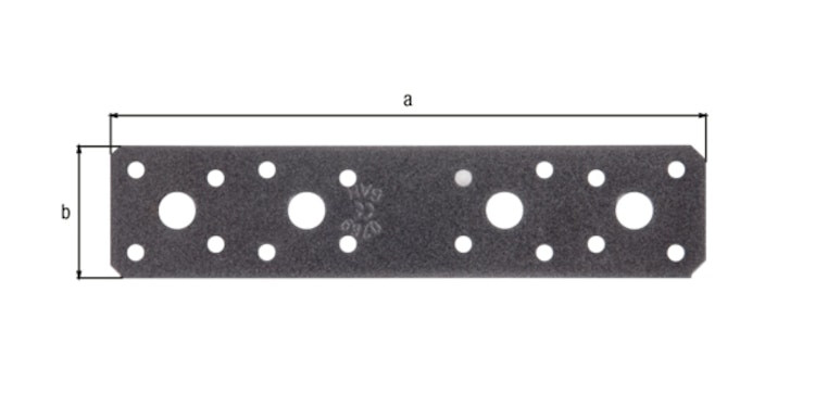 Alberts® DURAVIS® Flachverbinder 180x40x3mm
