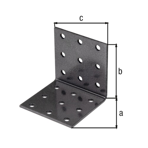 Alberts DURAVIS® Lochplattenwinkel 60x60x60mm