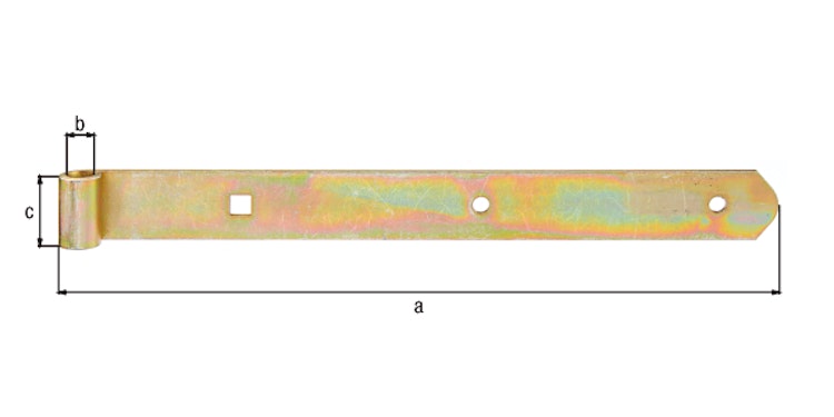 Alberts® Ladenband 300x30 mm ⌀10 mm gelbvz.