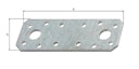 Vorschaubild Flachverbinder verz. 96x35x2,5 mm GP