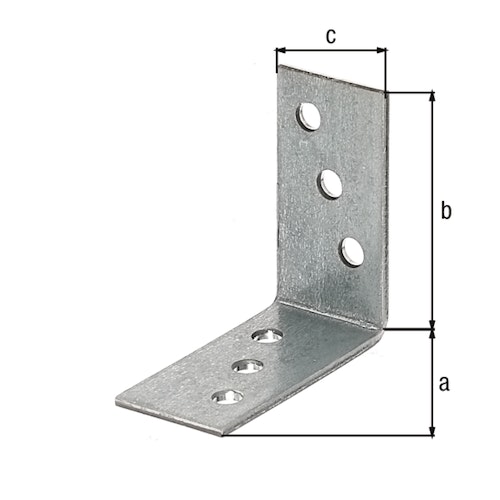 Winkelverbinder verz. 40x40x20x2,0 mm GP (25 St.)