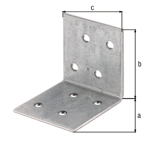 Winkelverbinder verz. 40x40x40x2,0 mm GP (25 St.)
