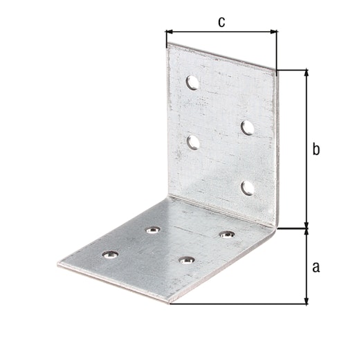 Winkelverbinder verz. 50x50x40x2,0 mm GP (25 St.)
