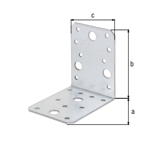 Winkelverbinder verz. 90x90x65x2,5 mm