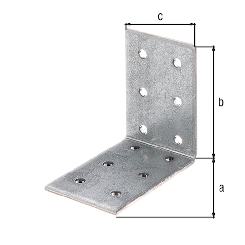 Lochplattenwinkel vz. 60x60x40x2,5 mm GP (15 St.)