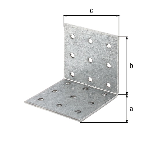 Alberts® Lochplattenwinkel  60x60x60x25 mm
