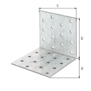 Vorschaubild Alberts® Lochplattenwinkel  80x80x80 mm