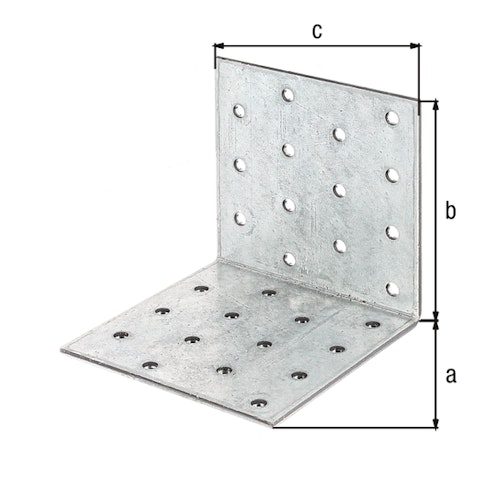 Alberts® Lochplattenwinkel  80x80x80 mm