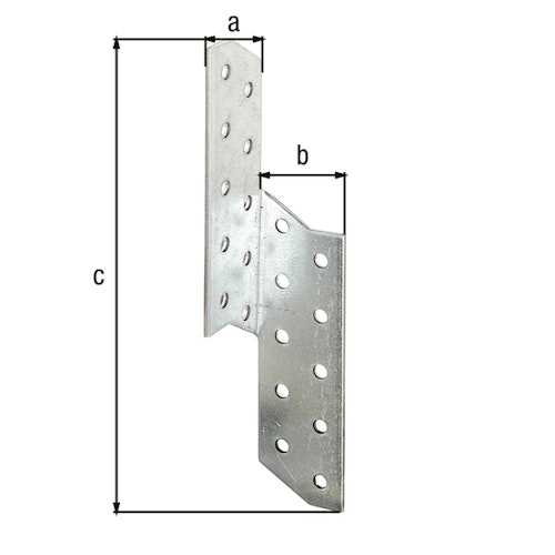 Sparren-Pfettenanker vz 32x32x170 mm RE