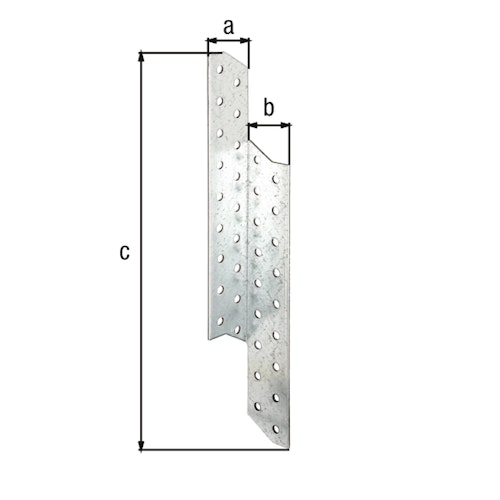 Alberts® Sparren-Pfettenanker rechts  32x32x250 mm