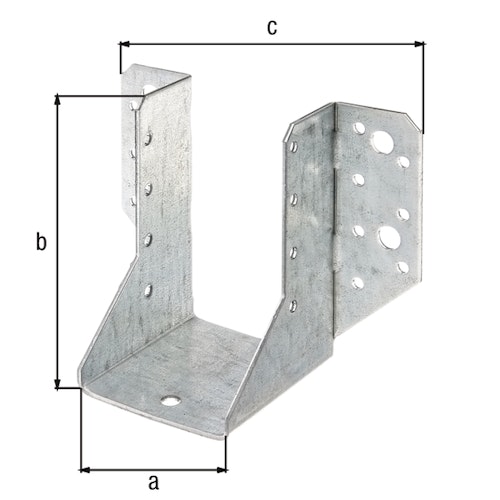 Alberts® Balkenschuh Typ A verz. 60x100x2,0 mm