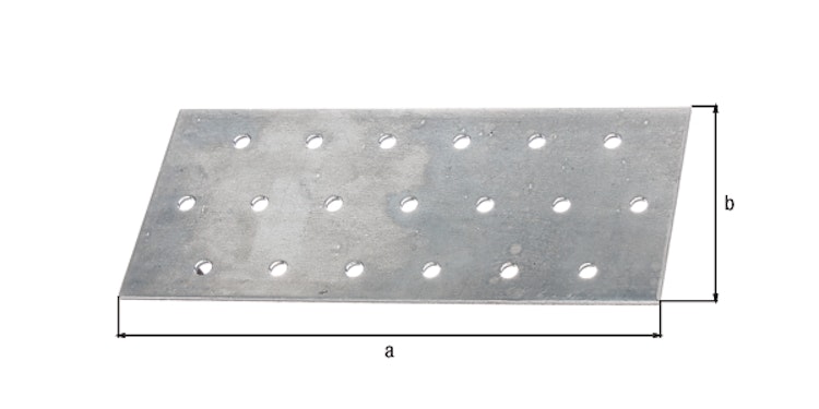 Alberts® Lochplatte  140x60 mm