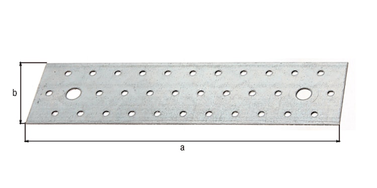 Alberts® Lochplatte  240x60 mm
