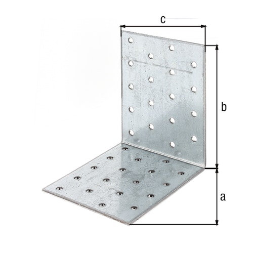 Alberts® Lochplattenwinkel  100x100x80 mm
