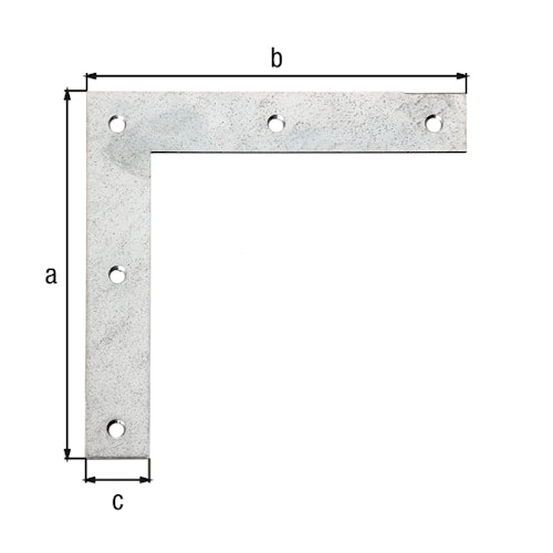 Alberts® Eckwinkel 120x120x20 mm