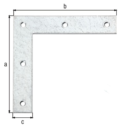 Alberts® Eckwinkel 160x160x30 mm