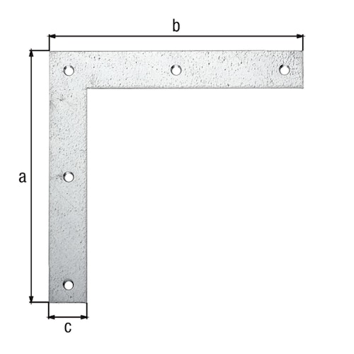 Alberts® Eckwinkel 200x200x30 mm