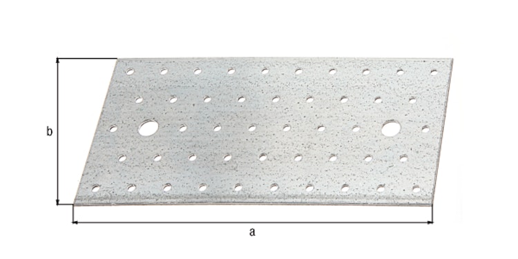Alberts® Lochplatte 240x120 mm