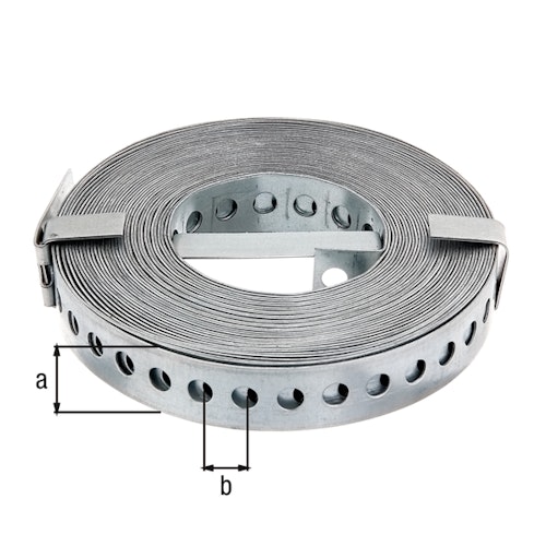 Alberts® Lochband Breite verzinkt 20 mm Länge 10 m