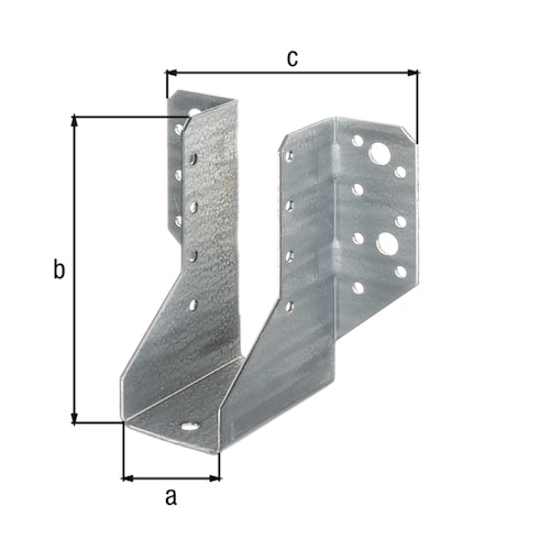 Alberts® Balkenschuh lichte Breite 40 mm Höhe 110 mm
