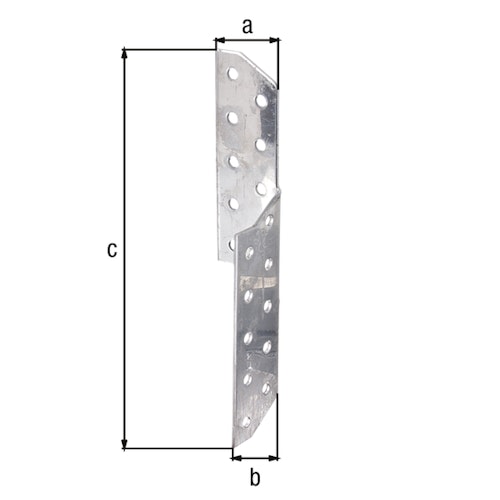 Alberts® Sparren-Pfettenanker rechts Edelstahl  32x32x170 mm