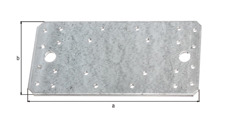 Flachverbinder verz. 195x90x3,0 mm