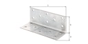 Vorschaubild Winkelverbinder verz. 100x40x40x2,0 mm