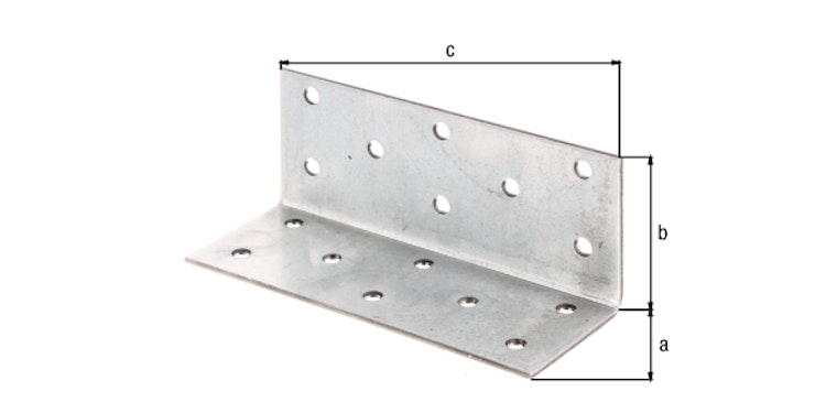 Winkelverbinder verz. 100x40x40x2,0 mm