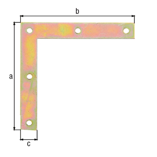 Alberts® Möbelwinkel 100x100x15 mm