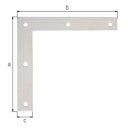 Vorschaubild Alberts® Möbelwinkel weiß beschichtetHx 100x100x15mm