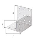 Vorschaubild Lochplattenwinkel vz. 40x40x60x2,5 mm GP (20 St.)
