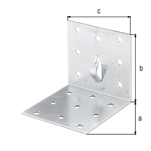 Lochplattenwinkel verz. 60x60x60x1,5 mm