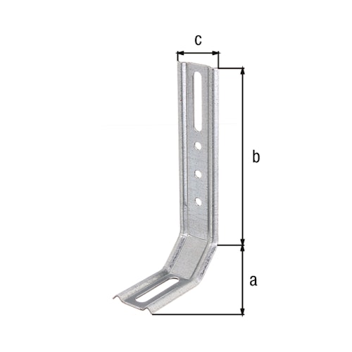 Alberts® Verstellwinkel geprägt mit Langloch50/30/120/32 mm