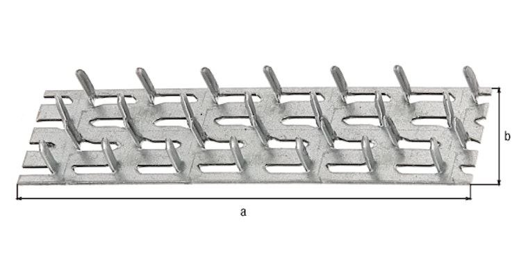 Alberts® Nagelplatte zum Einschlagen  102x25 mm