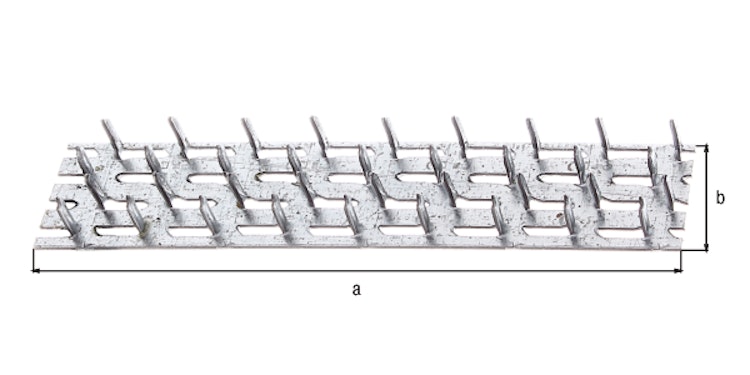 Alberts® Nagelplatte zum Einschlagen  127x38 mm